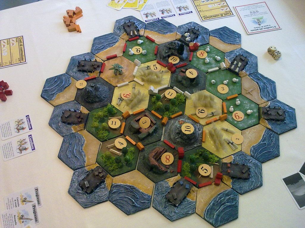 It took me 4 solid months to make this custom catan board! No 3D, Carbon  Rock Board